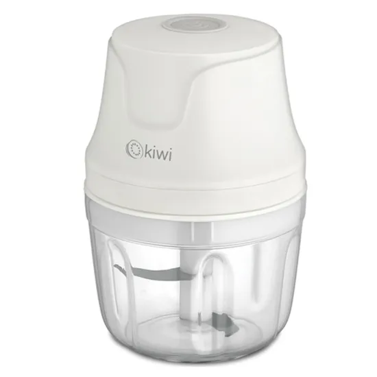 Mini Hachoir KIWI Rechargable KC-8203 1500W Blanc