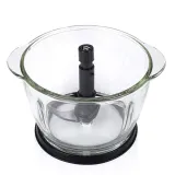 Hachoir PRINCESS bol en verre 1L 300W 221051 Silver