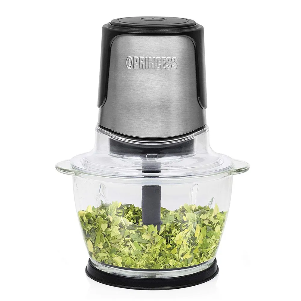 Hachoir PRINCESS bol en verre 1L 300W 221051 Silver