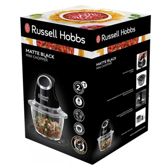 Mini Hachoir RUSSELL HOBBS matte Desire 200W 24662-56 Noir