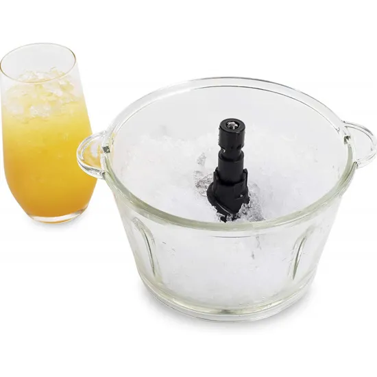 Hachoir PRINCESS bol en verre 1.5L 300W 221052 Gris