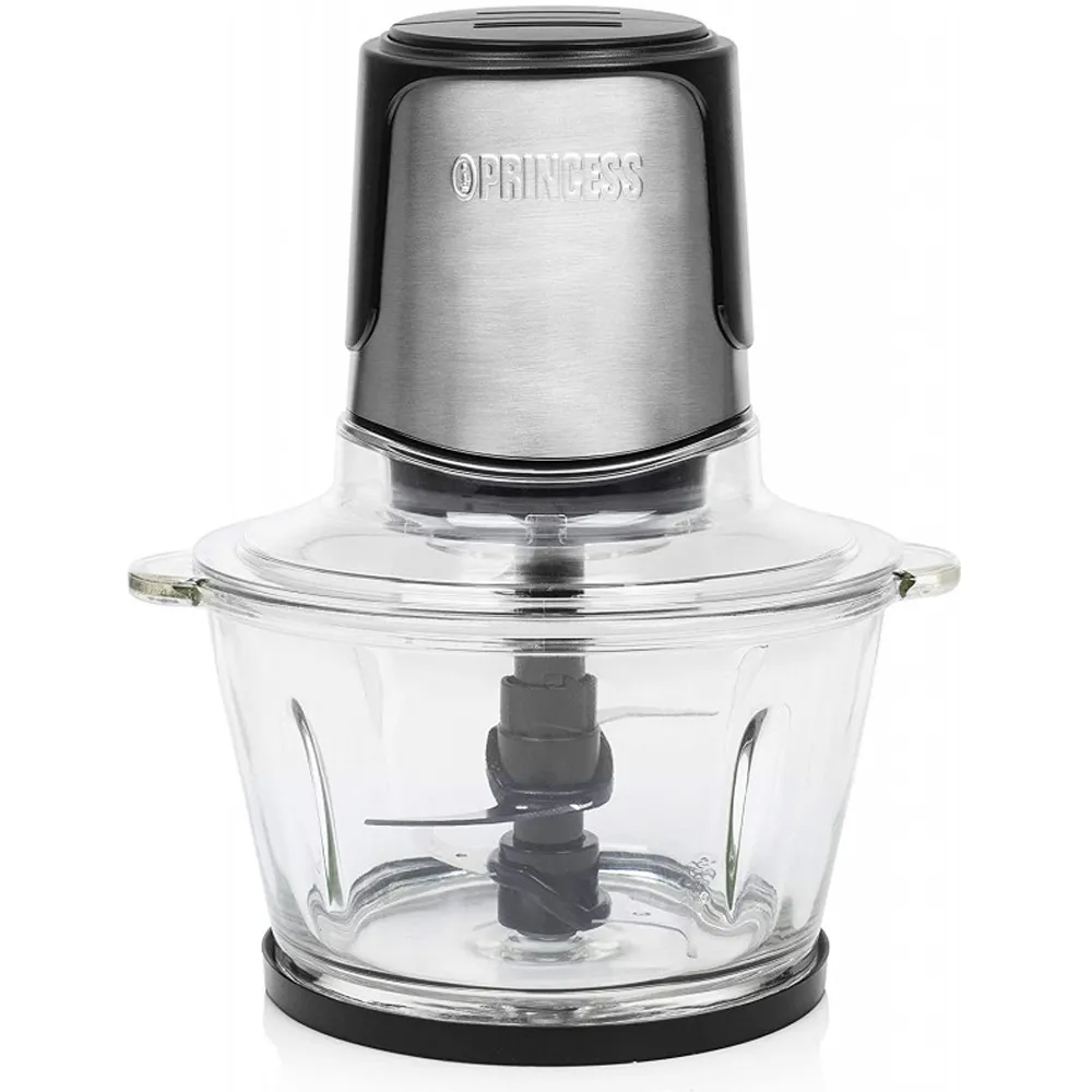 Hachoir PRINCESS bol en verre 1.5L 300W 221052 Gris