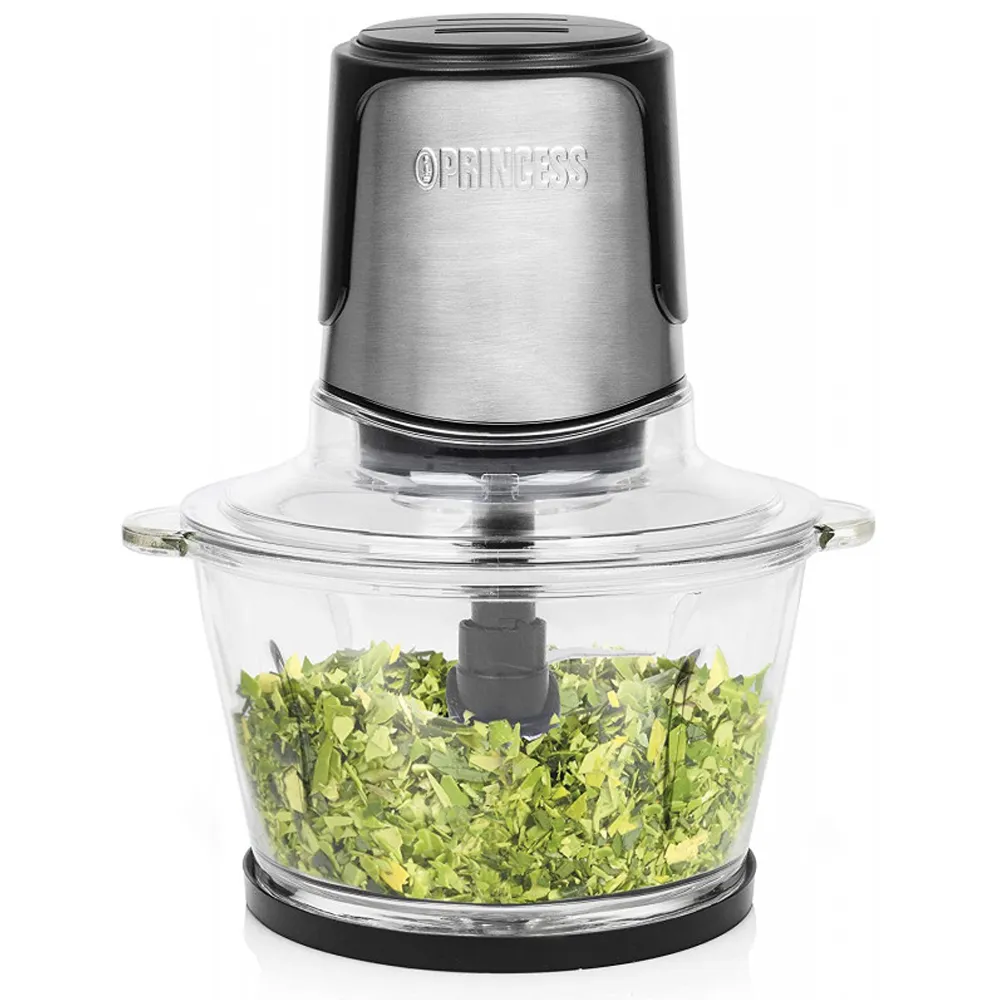 Hachoir PRINCESS bol en verre 1.5L 300W 221052 Gris