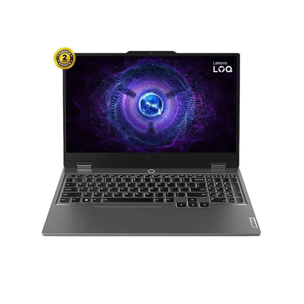 PC PORTABLE LENOVO LOG-15IAX9 I5-12600HX 8Go 512Go SSD RTX3050 6Go GRIS WINDOWS