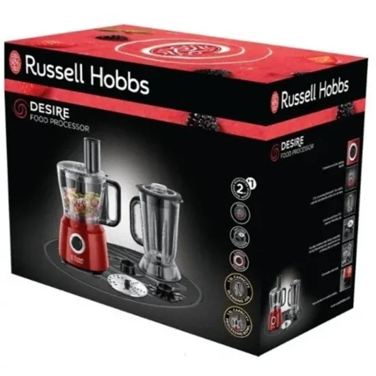 Robot Multifonction RUSSELL HOBBS Desire 600W 24730-56 Rouge