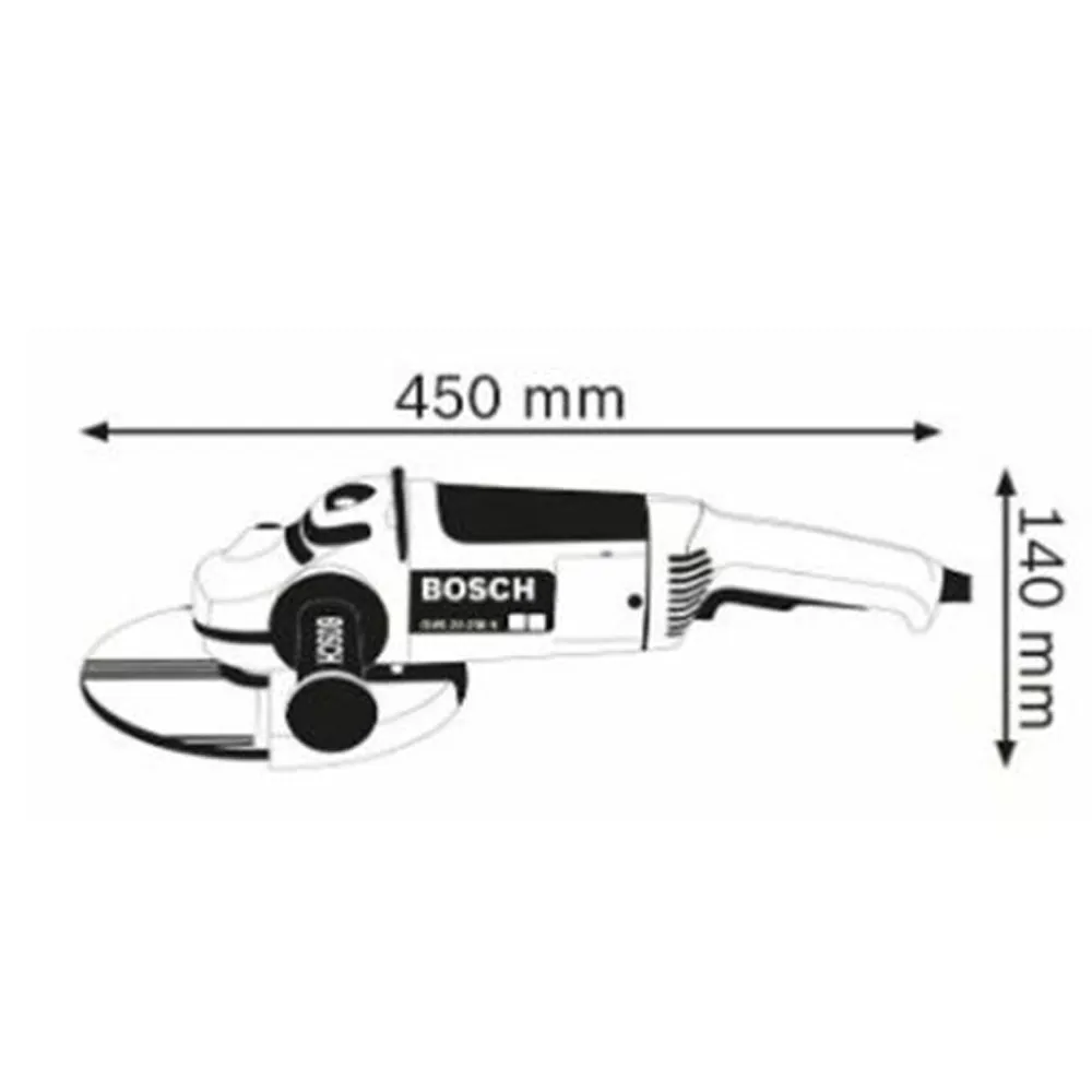 Meuleuse à disque professionnelle angulaire GWS 21-230 BOSCH