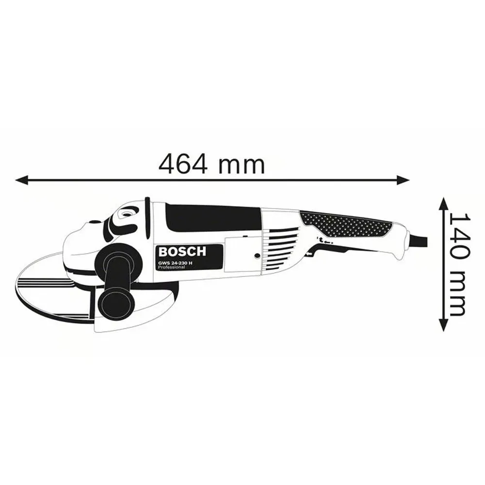 Meuleuse à disque professionnelle angulaire GWS 24-230 BOSCH