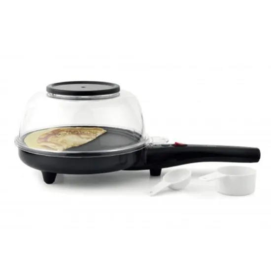 Machine 3 En 1 KIWI Omlette, Popcorn Et Crêpes 800W KSM-2418 Noir