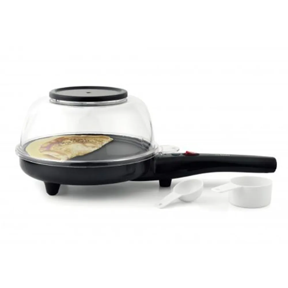 Machine 3 En 1 KIWI Omlette, Popcorn Et Crêpes 800W KSM-2418 Noir