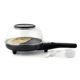 Machine 3 En 1 KIWI Omlette, Popcorn Et Crêpes 800W KSM-2418 Noir