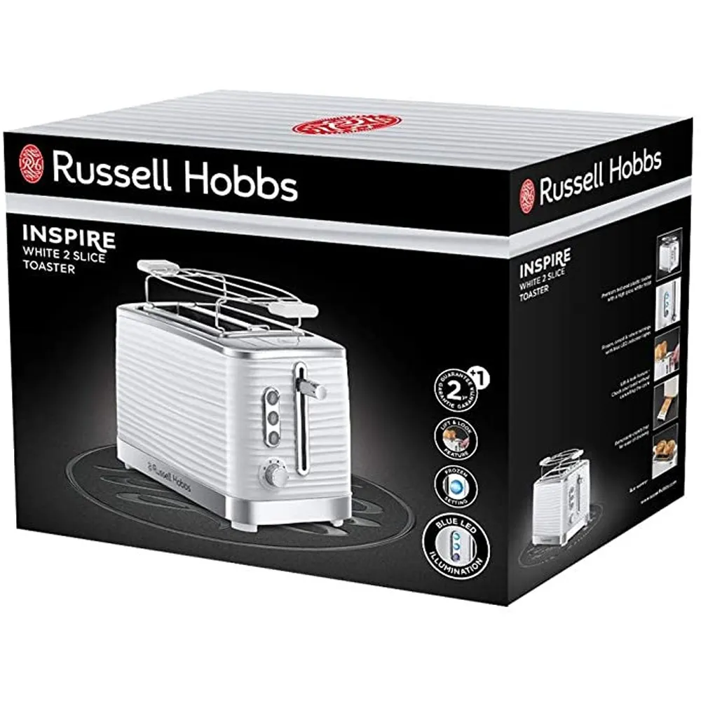 Grille Pain RUSSEL HOBBS 1050 Watts 24370-56 Blanc