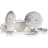 Service Petit-Déjeuner Porcelaine 30 Piéces