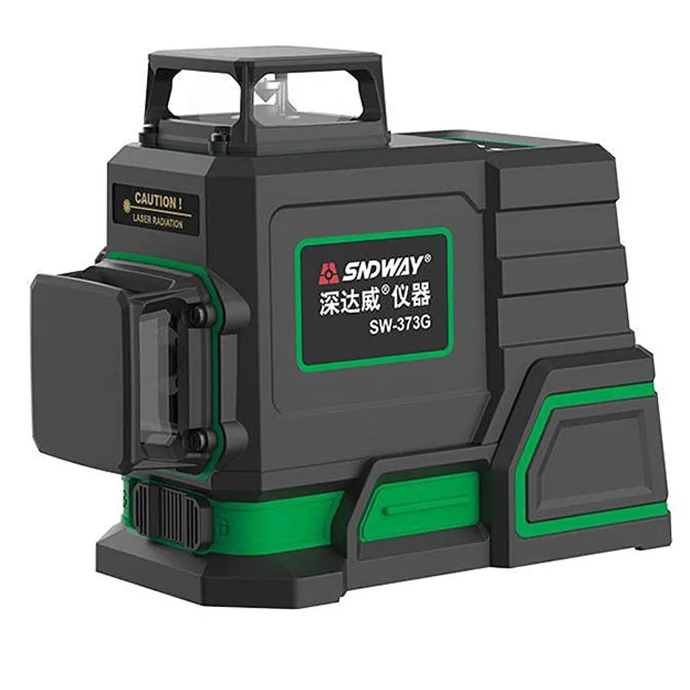 Niveau Laser 3D à 12 lignes SNDWAY SW-373GCH LD vert