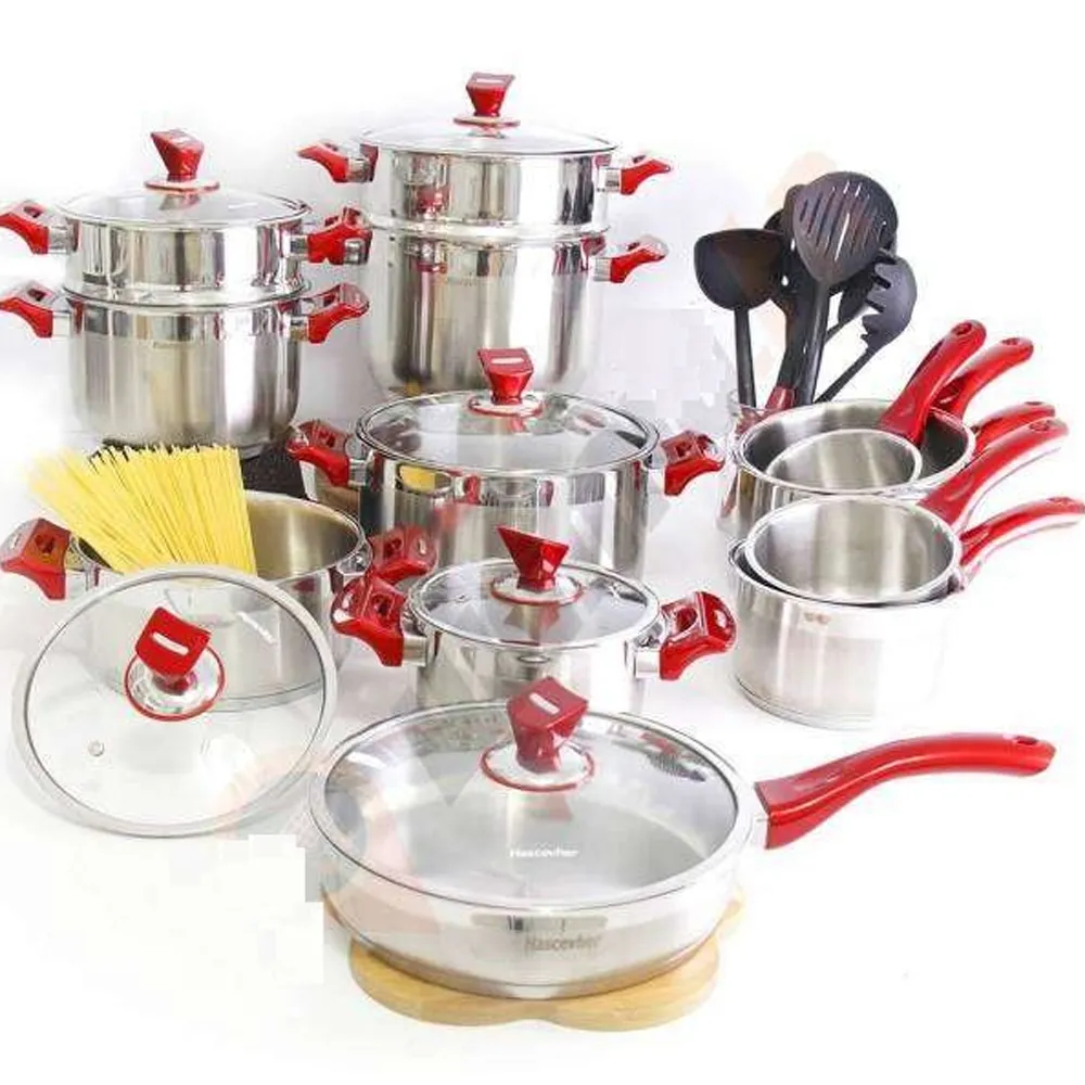 Batterie De Cuisine BONERA 25 Pièces Monza Inox