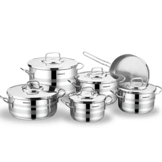 Batterie De Cuisine KORKMAZ ASTRON A2051 11 PIÈCES INOX
