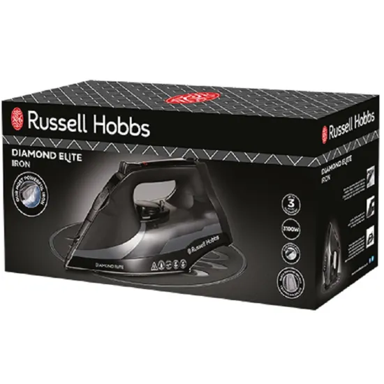 Fer À Repasser RUSSELL HOBBS Diamond Elite 3100 Watts 27000-56 Noir