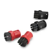 Set De Brosse Ronde KARCHER 4 Pièces Pour Aspirateur SC1 À SC4