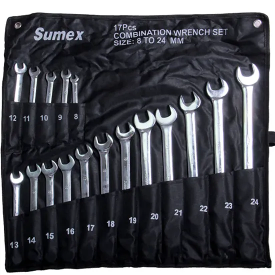 Jeux clé mixte 17 pièces 8-24 MM SUMEX