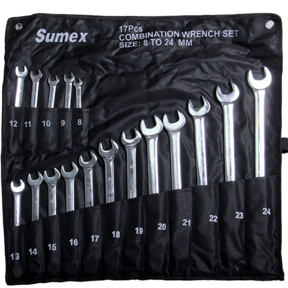 Jeux clé mixte 17 pièces 8-24 MM SUMEX