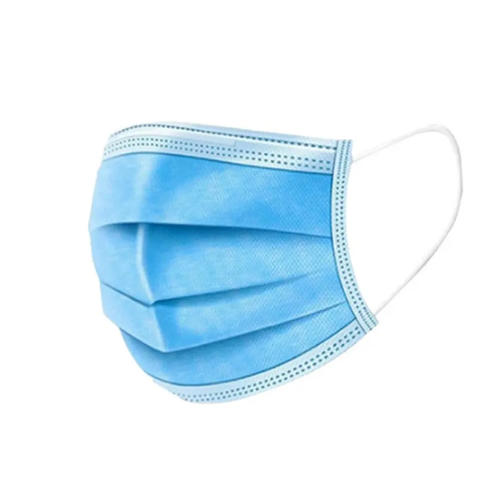 Paquet De 50 Masques 3 Plis Bleu