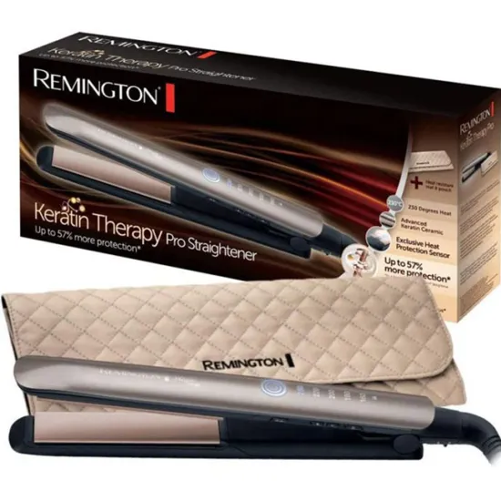 Lisseur Cheveux REMINGTON Keratin Therapy Pro S8590 Bronze