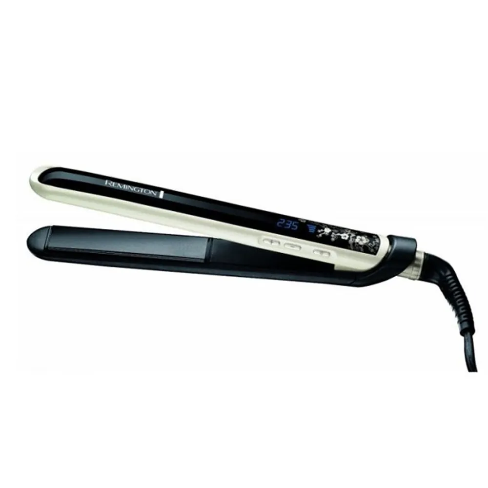 Lisseur Cheveux REMINGTON Pearl S9500 Noir-Blanc