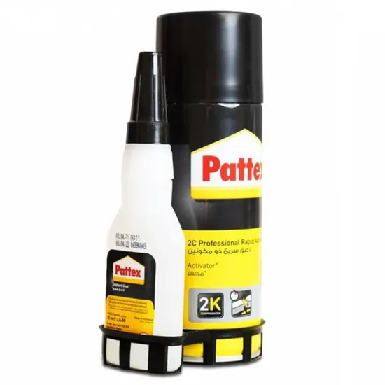 Colle Pattex Mdf Rapide Super Glue Avec Activateur Spray 400 Ml