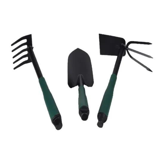 Kit Jardin PM 3 pièces Pelle et Binette et Râteau DS GARDEN