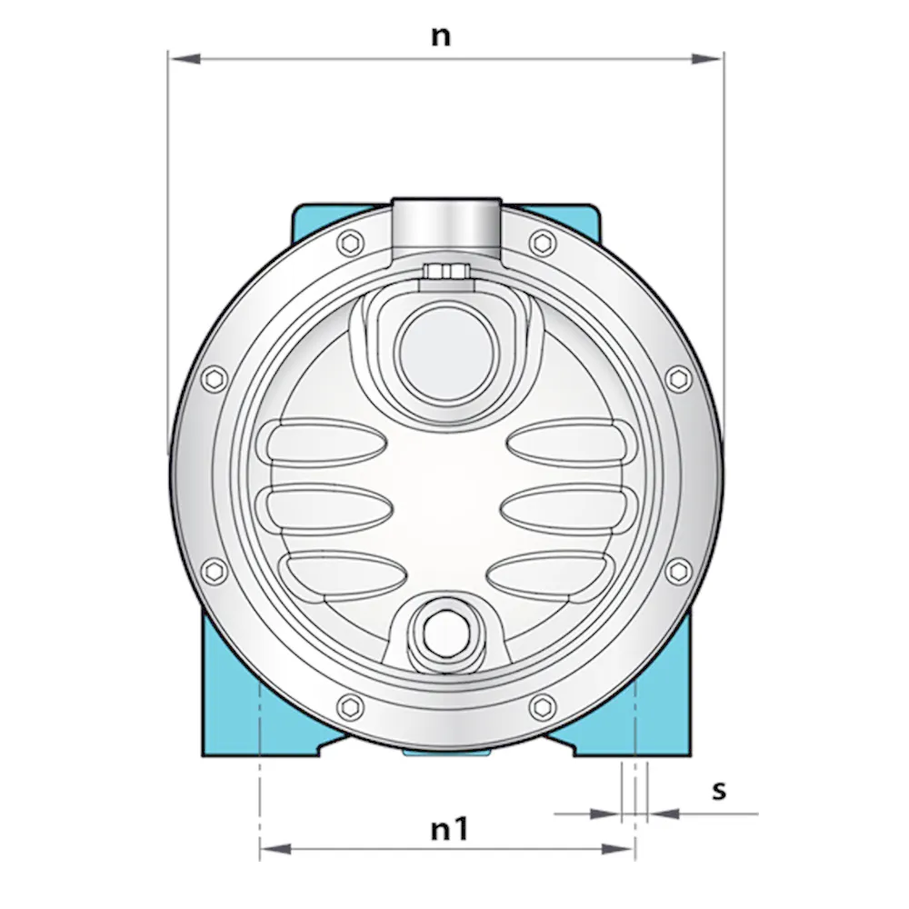 Moto pompe 0.85CV JET08M Inox CITY PUMPS