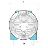 Moto pompe 0.85CV JET08M Inox CITY PUMPS