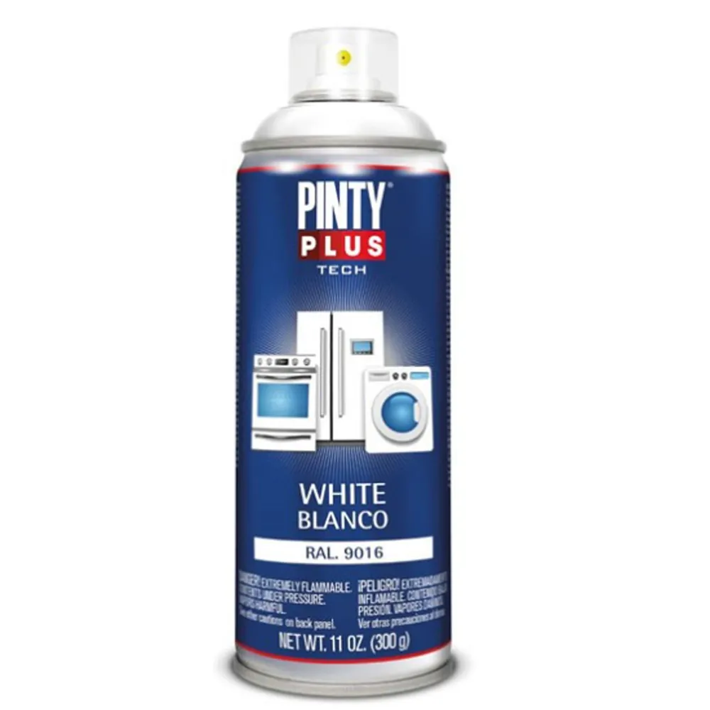 Aérosol De Peinture PINTY PLUS Tech Spécial Electroménager 400 Ml Blanc
