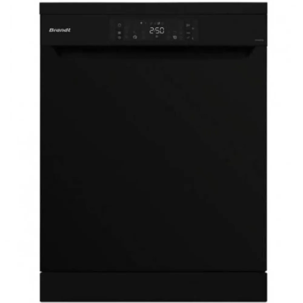 Lave Vaisselle BRANDT 14 Couverts DFH147TB Avec Afficheur Noir