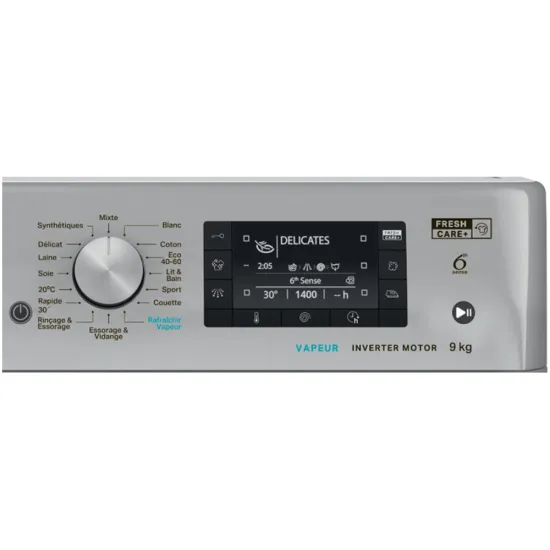 Machine À Laver Automatique WHIRLPOOL 9KG FFWD9248SBS Silver