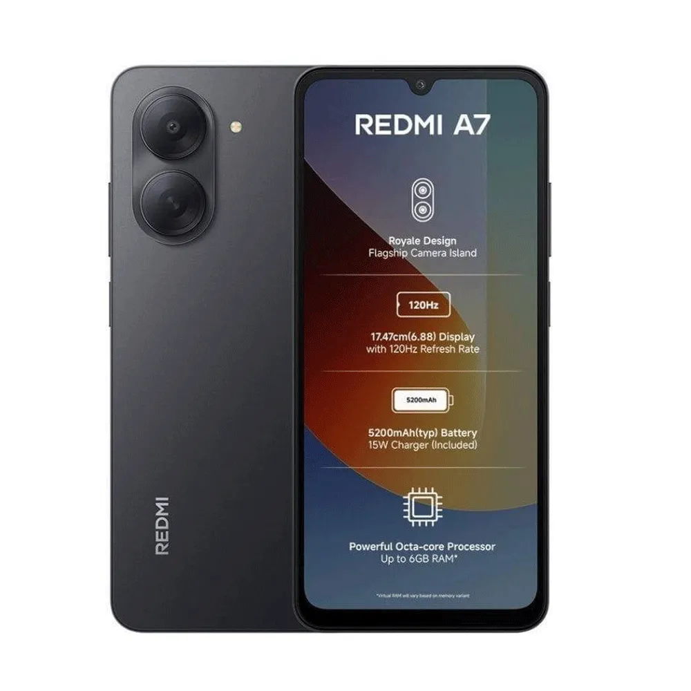 Smartphone XIAOMI REDMI A7 3Go 64Go Noir