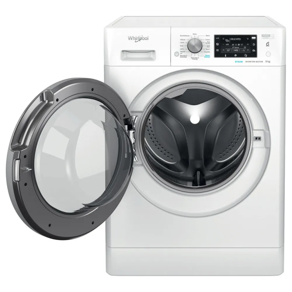 Machine À Laver Automatique WHIRLPOOL 9Kg FFWD9248WBS Blanc