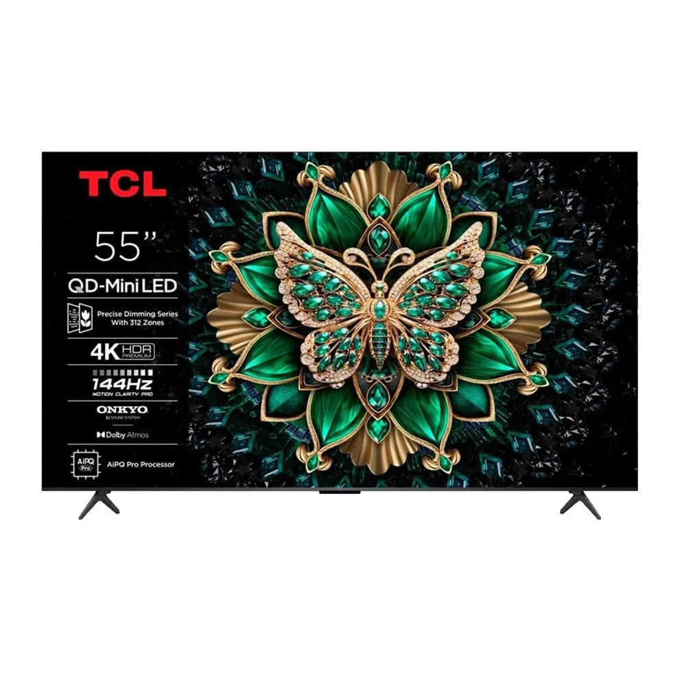 Téléviseur TCL 55'' Smart TV Mini Led 4K UHD 55C6K Noir