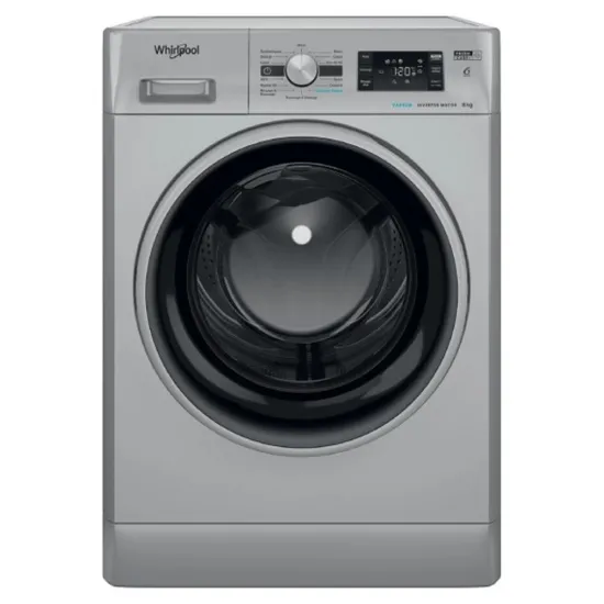 Machine À Laver Automatique WHIRLPOOL 8Kg FFWB8248SBS Silver