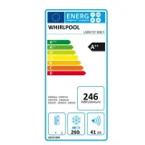 Congélateur Vertical WHIRLPOOL 307 Litres UW8F2YWBIF Blanc