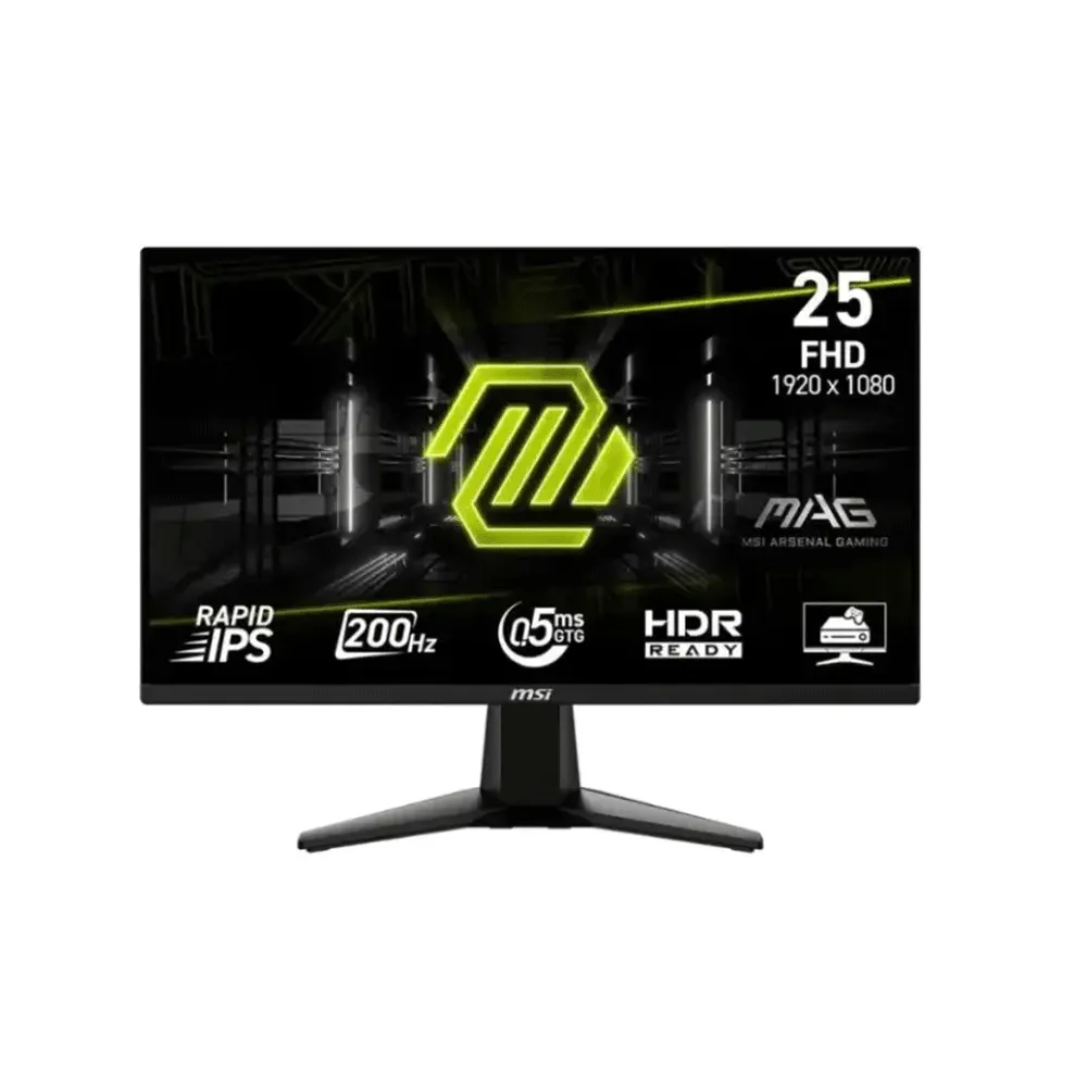 Ecran MSI Gaming MAG255F E20 IPS 200Mz 0.5MS HDMI-DP