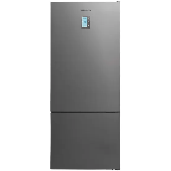 Réfrigérateur Combiné TELEFUNKEN Avec Afficheur No Frost 553I 560L Inox