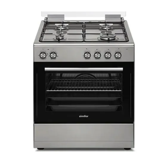 Cuisinière SIMFER 4 Feux 60 Cm F6405SGGTI Inox