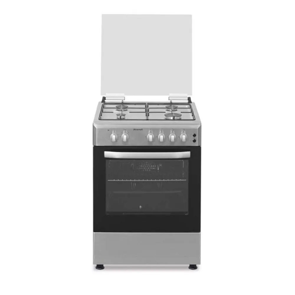 Cuisinière BRANDT 4Feux BGE6241X Inox