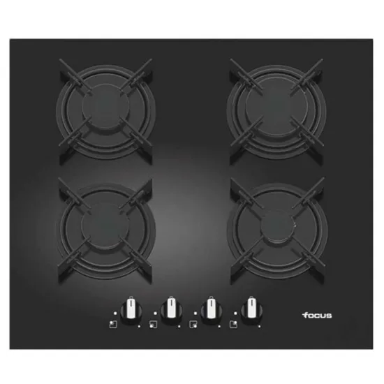 Plaque De Cuisson FOCUS F409B 4 Feux 60cm Noir
