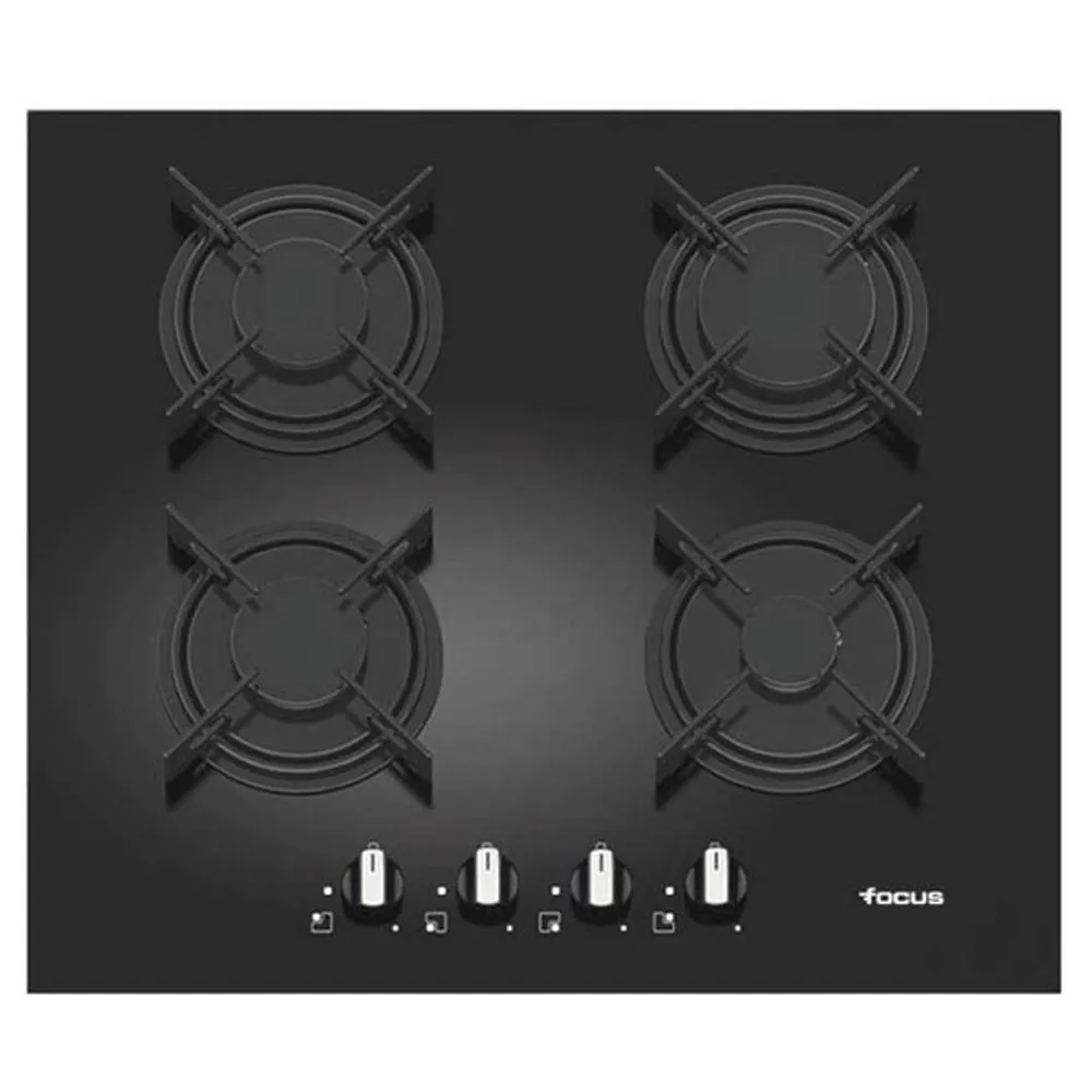 Plaque De Cuisson FOCUS F409B 4 Feux 60cm Noir