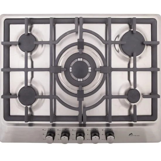 Plaque MONTBLANC 5 Feux PXS70-5 Inox