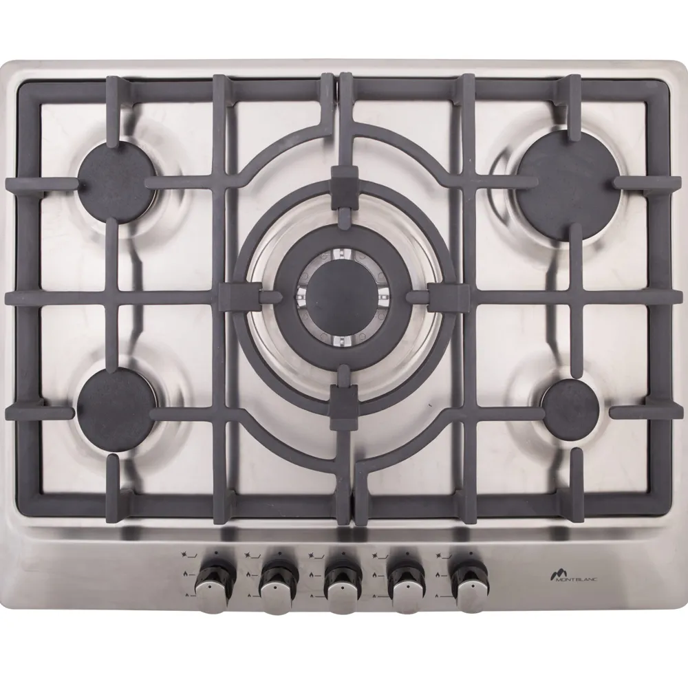Plaque MONTBLANC 5 Feux PXS70-5 Inox