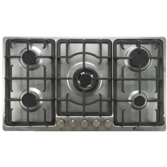Plaque MONT BLANC 5 Feux PCXT90-5 Inox