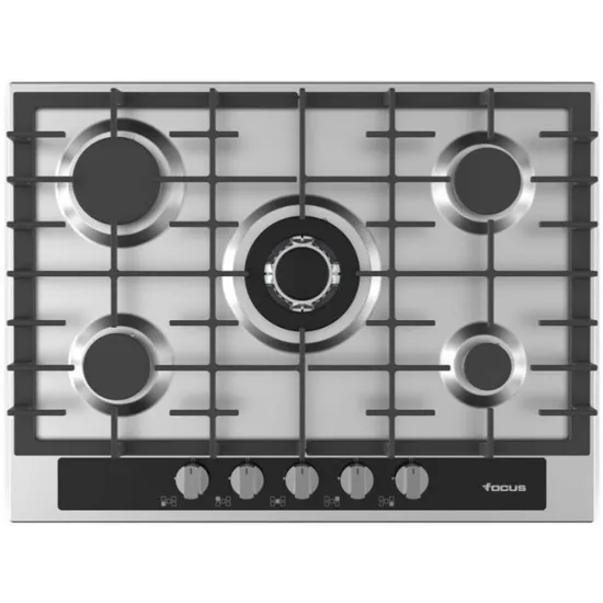 Plaque de Cuisson FOCUS Encastrable F403X 5 Feux 70 cm Inox