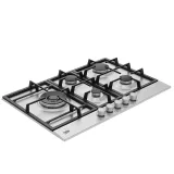Plaque de cuisson BEKO HIAL 75225 SX 5 Feux 75 cm Inox
