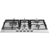 Plaque de cuisson BEKO HIAL 75225 SX 5 Feux 75 cm Inox